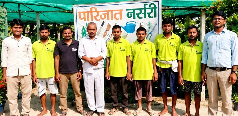 Our team at Parijat Nursery